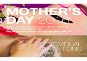 LUSH Limited Edition Mother's Day Collection 2016