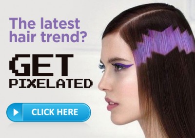 The latest hair trend? Get pixelated!