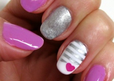 Valentine’s Day Nail Art Tutorial - By Debbie Page-Wood