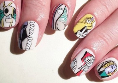 Can You Believe These Nail Art Looks?! Picasso would approve