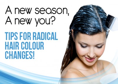 Changing your hair colour with the season? Tips for radical hair colour changes!