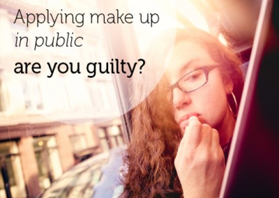 Applying makeup in public - are you guilty?