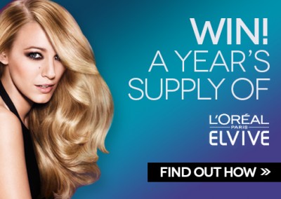 Win a year's supply of L'Oréal Paris Elvive Products!