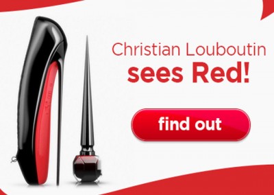 Christian Louboutin Sees Red