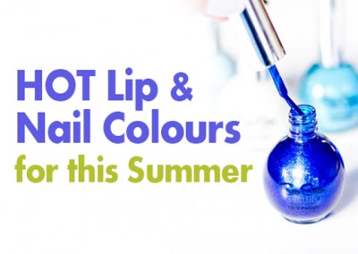 Upcoming Nail & Lip Colour Trends.