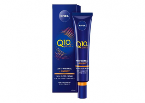 NIVEA Q10 plus C Anti-Wrinkle + Energy Skin Sleep Cream Review
