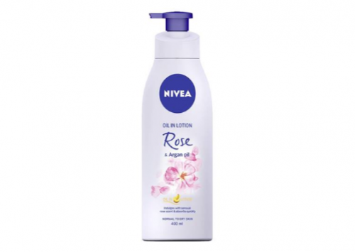 NIVEA Body Oil Infused Lotion Rose and Argan Oil Review
