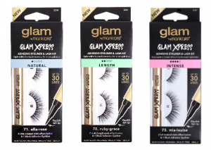 Glam by Manicare Xpress Adhesive Eyeliner and Lash Kit LENGTH