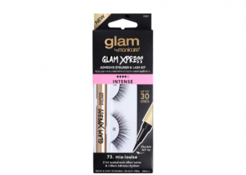Glam by Manicare Xpress Adhesive Eyeliner and Lash Kit INTENSE