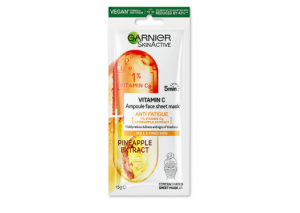 Garnier Vitamin C Anti Fatigue Ampoule Face Sheet Mask