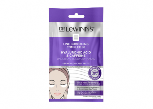 Dr LeWinn's Line Smoothing Complex S8 Hyaluronic Acid & Caffeine Under Eye Recovery Mask