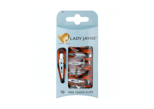 Lady Jayne Shell One Touch Clips - Ten Pack
