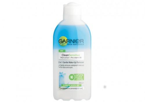 Garnier Clean Sensitive 2-in-1 Makeup Remover Eyes and Face