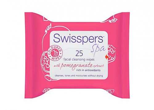 Swisspers Spa Pomegranate Facial Cleansing Wipes