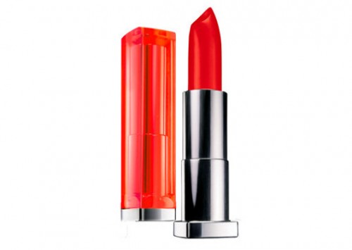 Maybelline Colour Sensational Vivids Lipstick in Neon Red Review