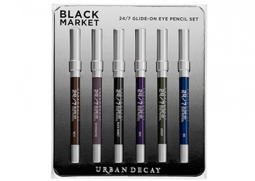 Urban Decay Black Market 24/7 Glide On Eye Pencil 6 Piece Collection Review
