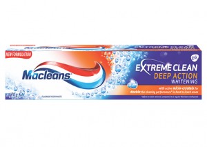 Macleans Extreme Clean Deep Action Whitening Toothpaste Review