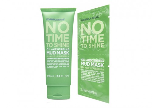 Formula 10.0.6 No Time To Shine Oil-Absorbing Mud Mask Review