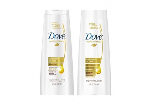 Dove Nutritive Therapy Nourishing Oil Shampoo & Conditioner