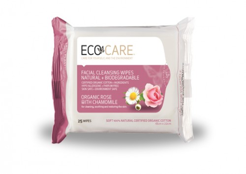 Eco Care Facial Cleansing Wipes Organic Rose with Chamomile Review
