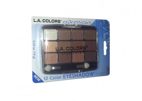 LA Colors 12 Color Eyeshadow Palette Traditional Review