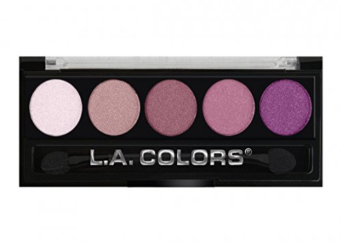 LA Colors 5 Color Metallic Eyeshadow Wine & Roses Review
