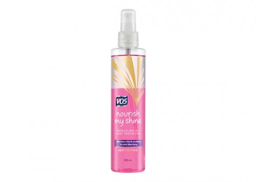 Vo5 Nourish My Shine Hair Spray Bedazzling Oil Heat Protect Review