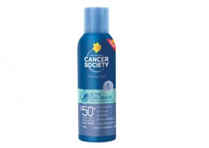 Cancer Society SPF 50+ Ultra Cool Beach Sun Spray