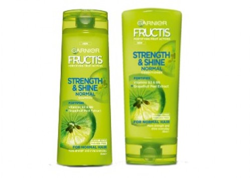 Garnier Fructis Strength and Shine Shampoo and Conditioner Review