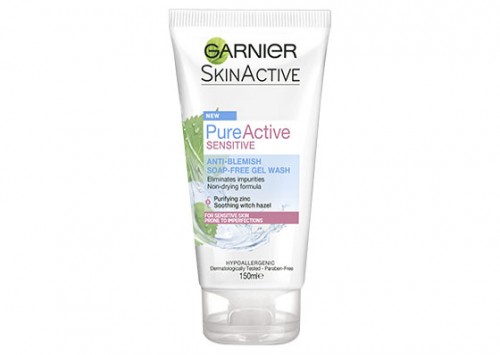 Garnier Pure Active Sensitive Gel Wash Review