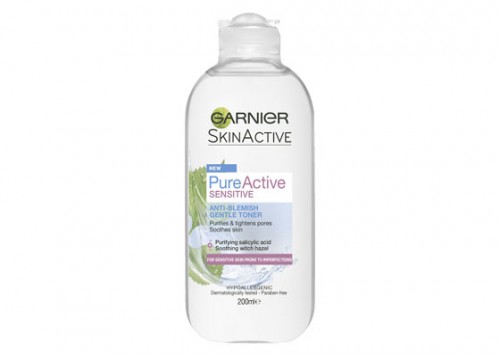 Garnier Pure Active Sensitive Toner Review