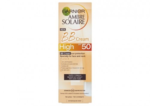 Garnier Ambre Solaire BB Sun Cream SPF50 Review