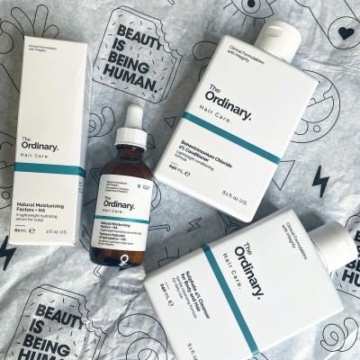 The Ordinary hair care products