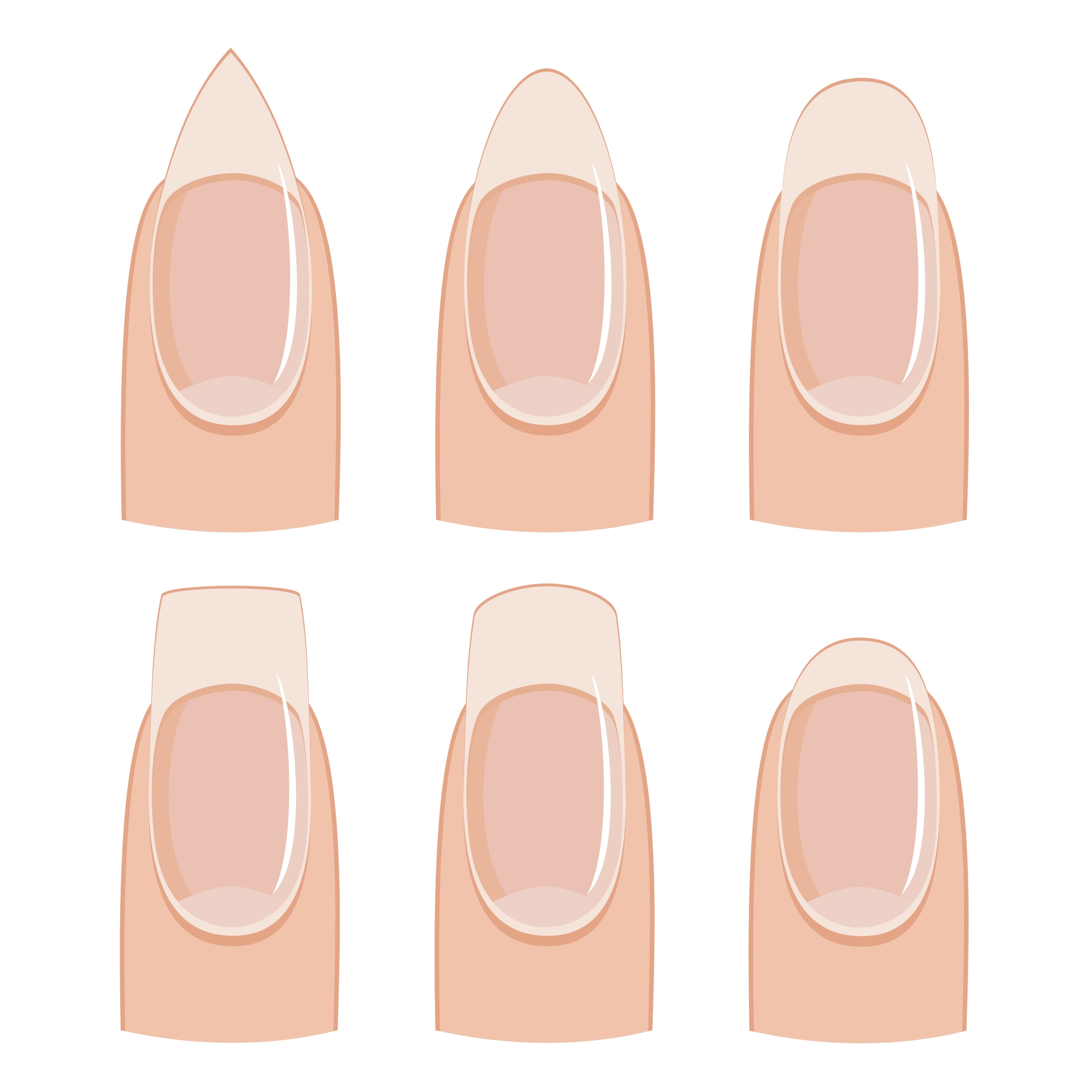 Types Of Nails Fingers: 7 Shapes Of Fingernails | Nailboo – Nailboo®